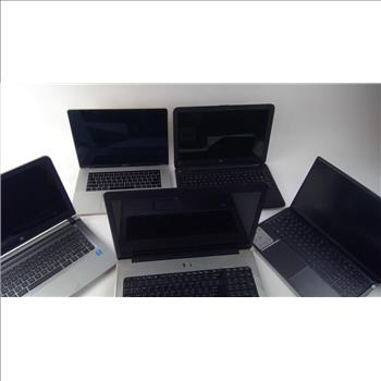 Computer Laptop Lot, 5 Pieces