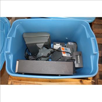 Computer Parts And Equipment, In Tote Boxes, 10+ Pieces
