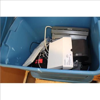 Computer Parts And Equipment, In Tote Boxes, 10+ Pieces