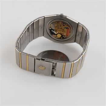 Concord Mariner Stainless Steel 10kt Accent Watch