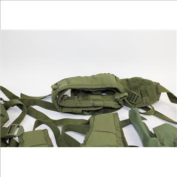 Condor H-Harness, Battle Belt, And Bag, Olive Drab, Lot Of 6