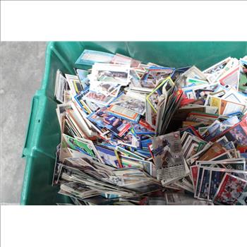Container With 5000+ Baseball Trading Cards