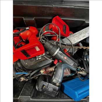 Container With Tools