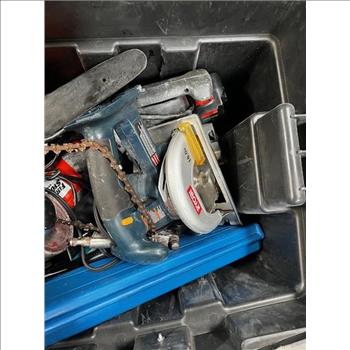 Container With Tools