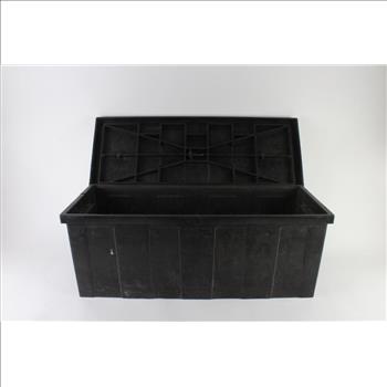 Contico Black Hinged Top Box