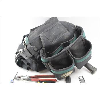 Contractor Force Tool Belt With Stanley, Trox And More Various Tools