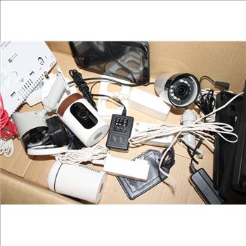 Control Panels , Security Cameras And Power Adaptors