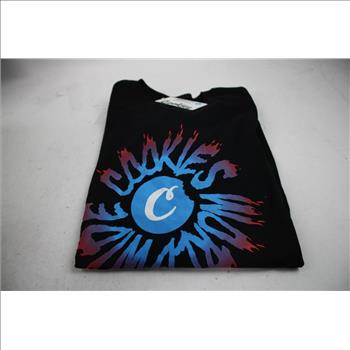 Cookies Worldwide Spiral Graphic Tee, Black, Size XXL