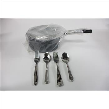 Cooking Pot, DVD's And Silverware