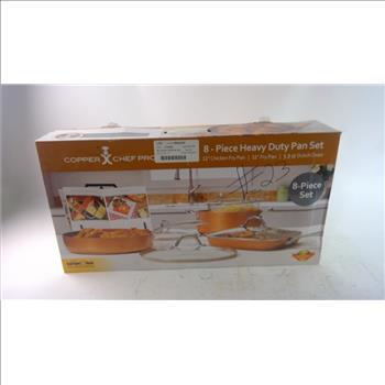 Copper Chef Pro 8-Piece Heavy Duty Pan Set