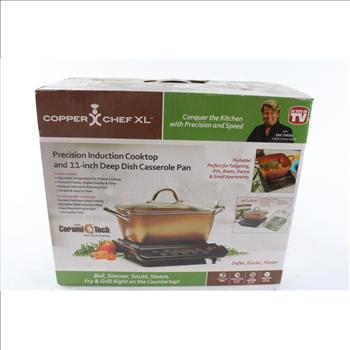 Copper Chef XL Induction Cooktop With Casserole Pan