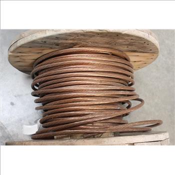Copper Wire On Wooden Spool