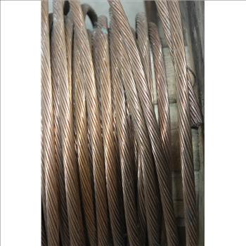 Copper Wire On Wooden Spool