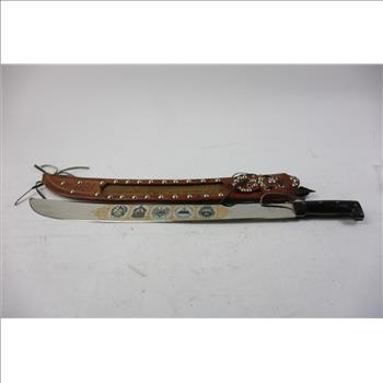 Corona Machete With Leather Sheath