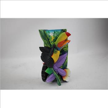 Costa Rica Hand-Carved Tucan Artifact