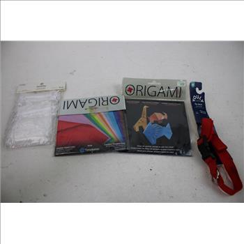 Craft Knife Set, Safety Pins, Golf Ball Ice Molds, Origami Crafts, And More, 19 Pieces