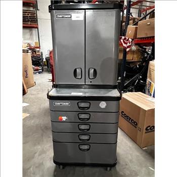 Craftmans Tool Storage Cart With Tools