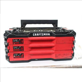 Craftsan 3 Drawers Of Sockets/ Wrenches