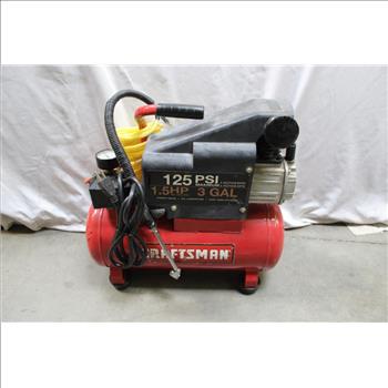 Craftsman 125 Psi 1.5 HP 3 Gallon Air Compressor