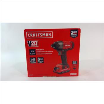 Craftsman 1/4-in Impact Driver Kit