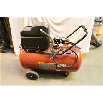Craftsman 16914 20 Gallon 1.5 HP Oil-Free Portable Horizontal  Air Compressor