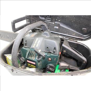 Craftsman 18 Inch 42cc Gas Powered Chainsaw With Case
