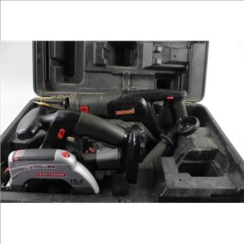 Craftsman 19.2V Trim Saw And Reciprocating Saw, 2 Pieces