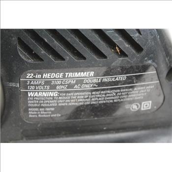 Craftsman 22 Inch Hedge Trimmer