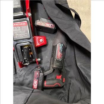 Craftsman 2.25 Ton Jack, Hyper Tough Drill, Hyper Tough Reciprocating Saw