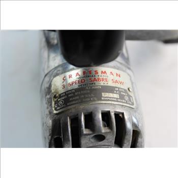 Craftsman 3 Speed Sabre Saw