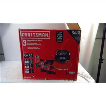 Craftsman 3 Tools & Compressor Combo Kit