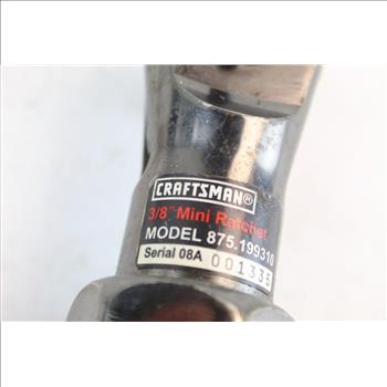 Craftsman 3/8 Mini Ratchet