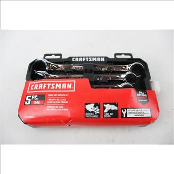 Craftsman 5 Pc. Flare Nut Wrench Set