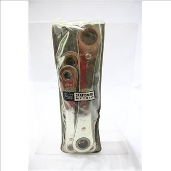 Craftsman 5 Piece Metric Ratcheting Box End Wrench Set