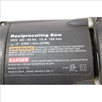 Craftsman 7.5 Amp Reciprocating Saw