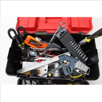 Craftsman 959317 Tool Box With Tote Tray And Tools.  10+ Items