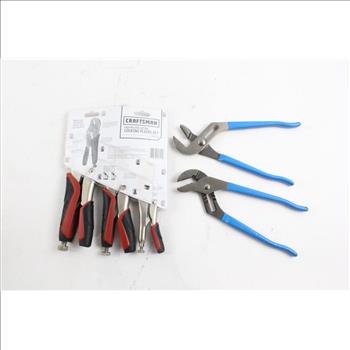 Craftsman And Channellock Pliers, 3 Pieces