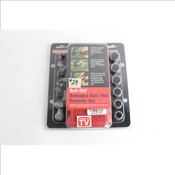 Craftsman Bolt-Out Damaged Bolt/Nut Remover Set