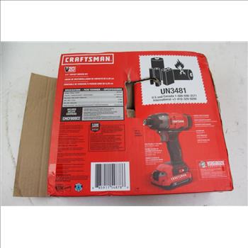 Craftsman CMCF800C2 20V Max Li-ion Variable Speed Cordless 1/4