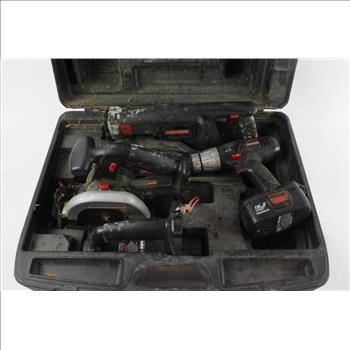 Craftsman Cordless Power Tool Set W/ Case