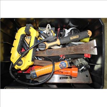 Craftsman, Dewalt, Stanley, Arrow, & More Assorted Tools In Craftsman Tool Case; 25+ Pieces