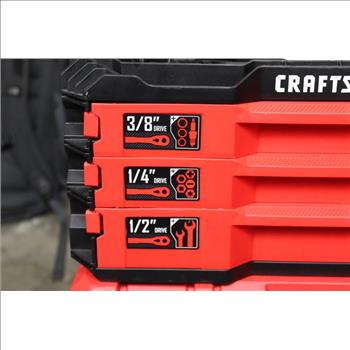 Craftsman, Dewalt, Stanley, Arrow, & More Assorted Tools In Craftsman Tool Case; 25+ Pieces