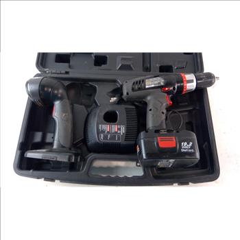 Craftsman Drill And Flashlight, 3 Pieces