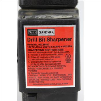 Craftsman Drill Bit Sharpener