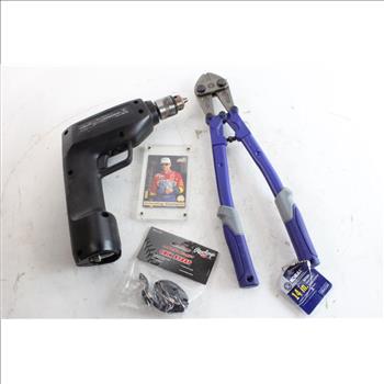 Craftsman Drill, Boltcutters & More, 4 Pieces