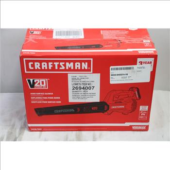 Craftsman, Hard Surface Blower