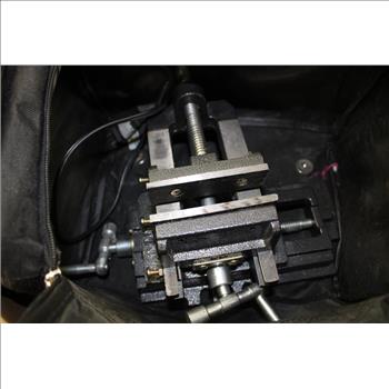 Craftsman Impact Driver, 19.2V Battery, Bench Vise, And Charger In Tool Bag