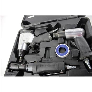 Craftsman Mechanics Air Tool Kit With Ratchet Wrench, Impact Wrench And Air Hammer