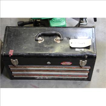 Craftsman Nascar Toolbox Filled With Various Hand Tools