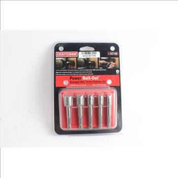 Craftsman Power Bolt-Out Damaged Bolt/Screw Remover Set